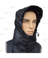 Parka monocolor con cintas reflectantes, forro desmontable y membrana PTFE para Protección Civil