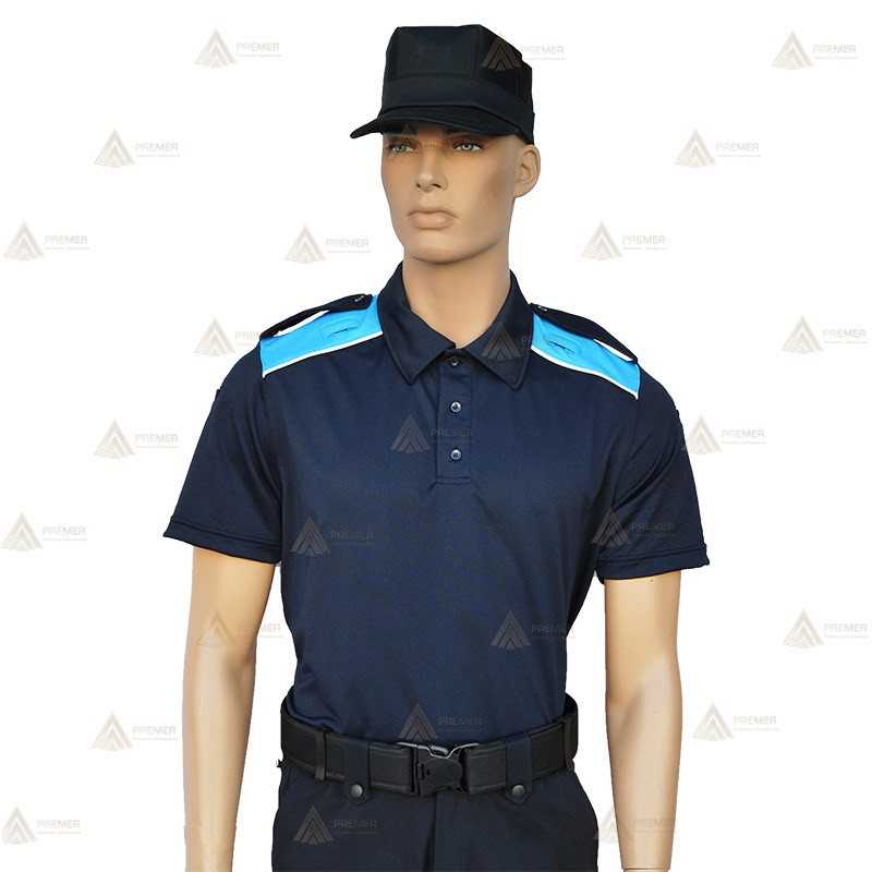 Polo bicolor de manga corta para Policía Local de Galicia