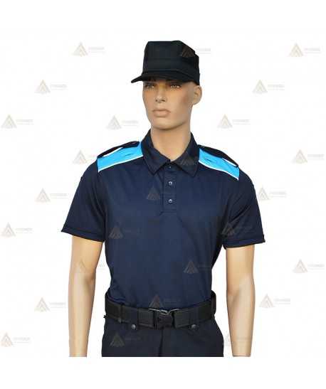 Polo bicolor de manga corta para Policía Local de Galicia