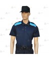 Polo bicolor de manga corta para Policía Local de Galicia