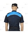 Polo bicolor de manga corta para Policía Local de Galicia