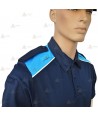 Polo bicolor de manga corta para Policía Local de Galicia