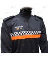 Jersey softshell con cinta damero reflectante para Protección Civil