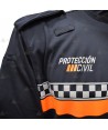 Jersey softshell con cinta damero reflectante para Protección Civil