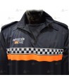 Jersey softshell con cinta damero reflectante para Protección Civil
