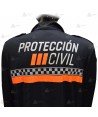 Jersey softshell con cinta damero reflectante para Protección Civil