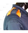 Polo bicolor de manga larga para Protección Civil