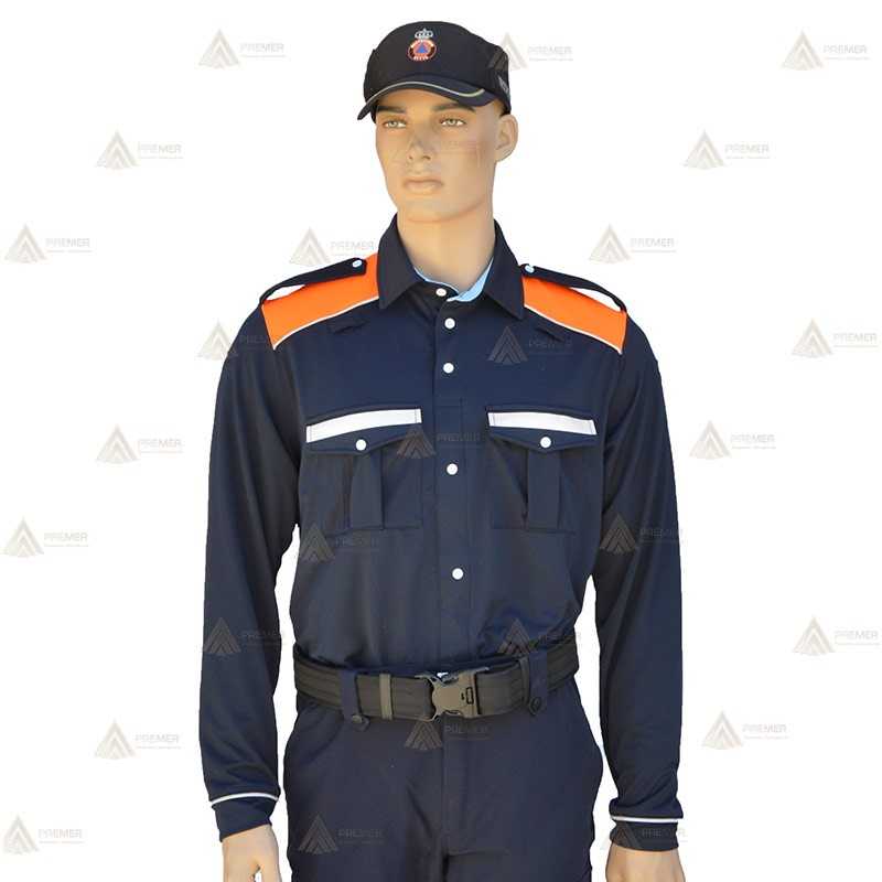 Polo térmico de manga larga para Protección Civil