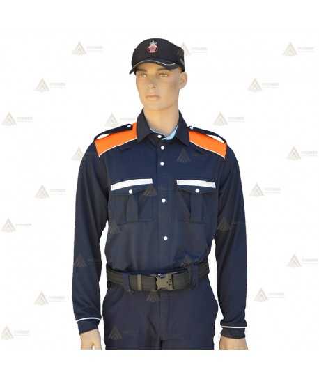 Polo térmico de manga larga para Protección Civil
