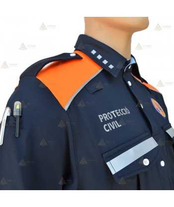 Polo térmico de manga larga para Protección Civil de Cataluña