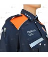 Polo térmico de manga larga para Protección Civil de Cataluña