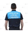 Polo bicolor de manga corta para Policía Local de Canarias