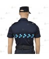 Polo transpirable de manga corta con damero para Policía Local