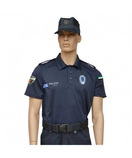 Polo mono color de manga corta para Policía Local de Extremadura
