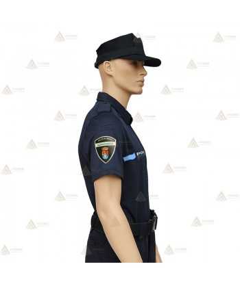 Polo mono color de manga corta para Policía Local de Extremadura