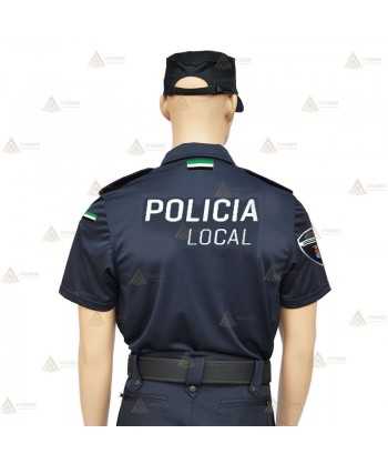 Polo mono color de manga corta para Policía Local de Extremadura