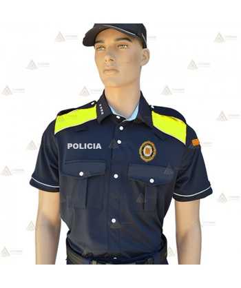 Polo transpirable de manga corta para Policía Local de Cataluña