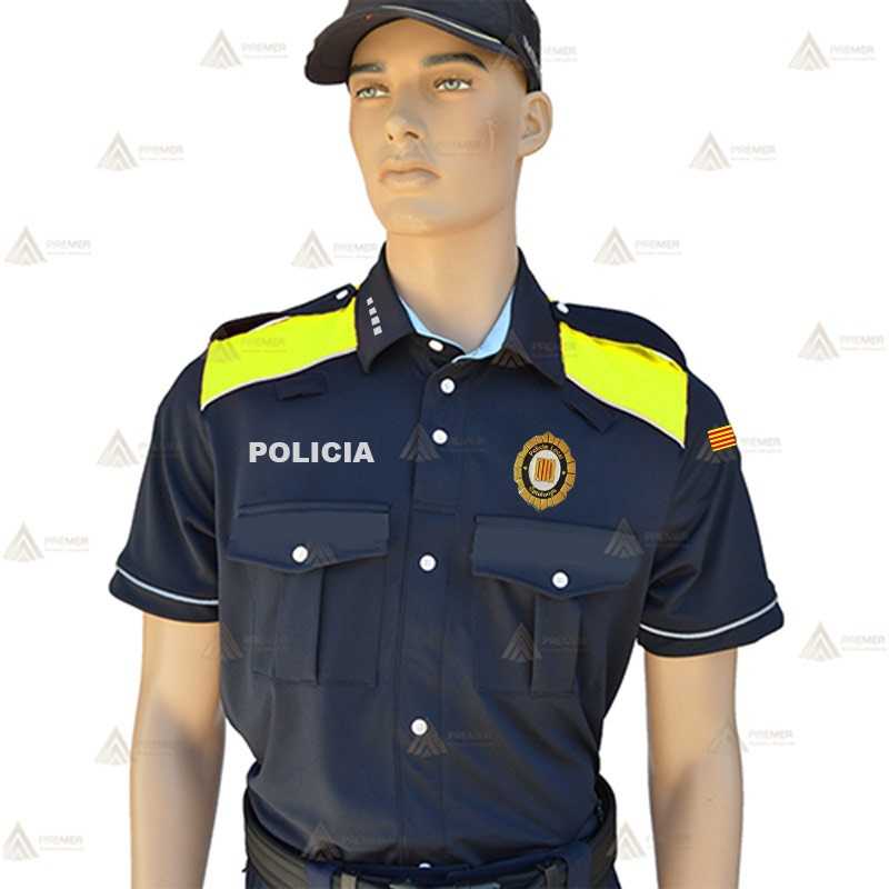 Polo transpirable de manga corta para Policía Local de Cataluña