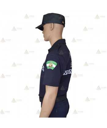 Polo monocolor de manga corta para Policía Local de Andalucía