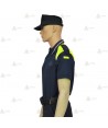 Polo bicolor y transpirable de manga corta para Policía