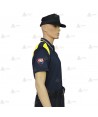 Polo bicolor y transpirable de manga corta para Policía del País Vasco