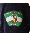 Polo mono color de manga larga para Policía Local de Andalucía azul