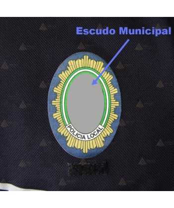 Polo mono color de manga larga para Policía Local de Andalucía azul
