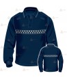 Polo de manga larga con damero reflectante para Policía