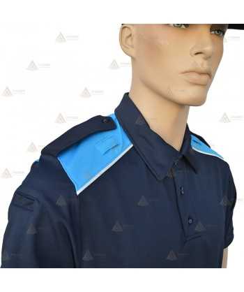 Polo bicolor de manga larga para Policía Local de Galicia