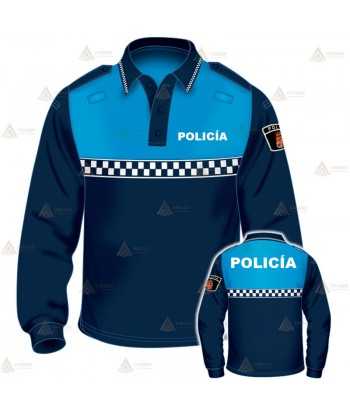 Polo de manga larga para la Policía Local de Castilla y León