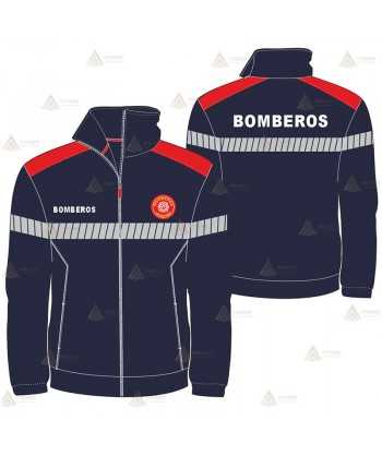 Chaqueta softshell para parque de bomberos personalizable