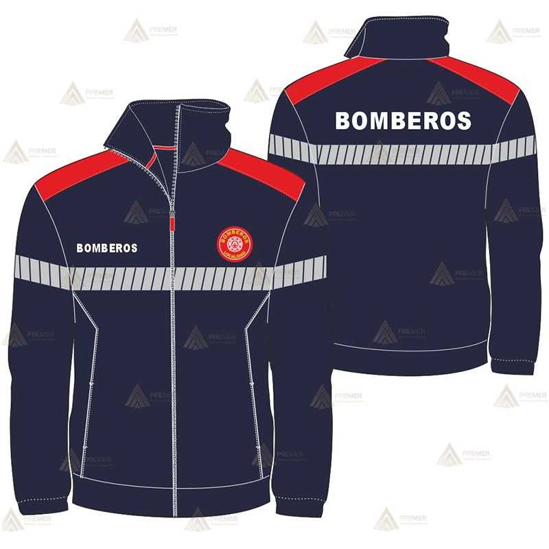 Chaqueta softshell para parque de bomberos personalizable
