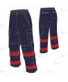 Pantalón grueso de algodón  para parque de bomberos