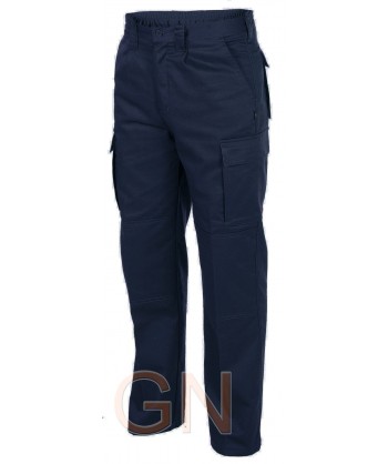 Pantalones táctico, bielástico, multibolsillos con refuerzos