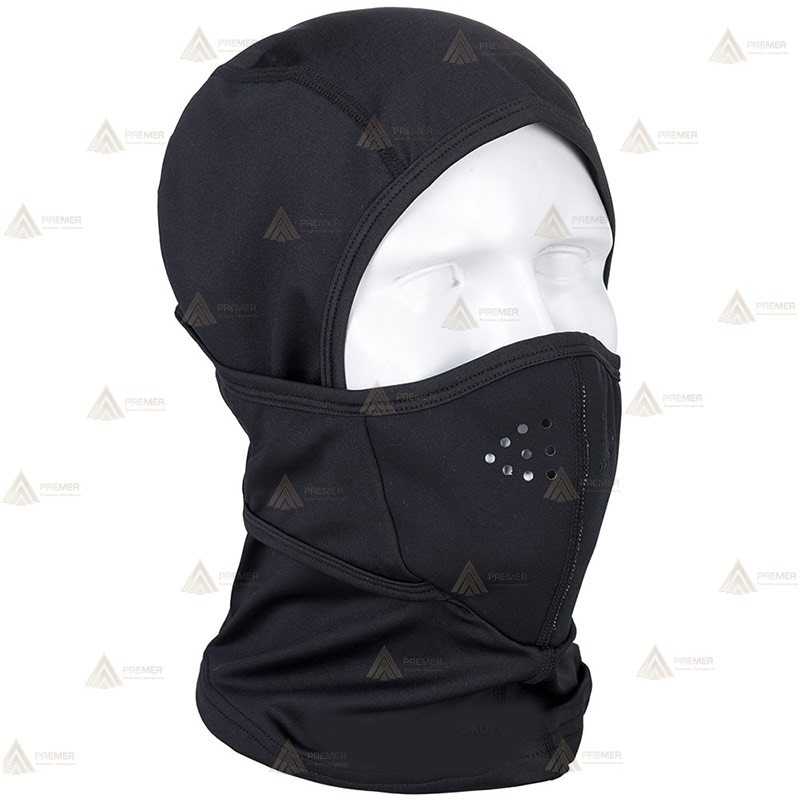 Balaclava de tejido elástico color negro