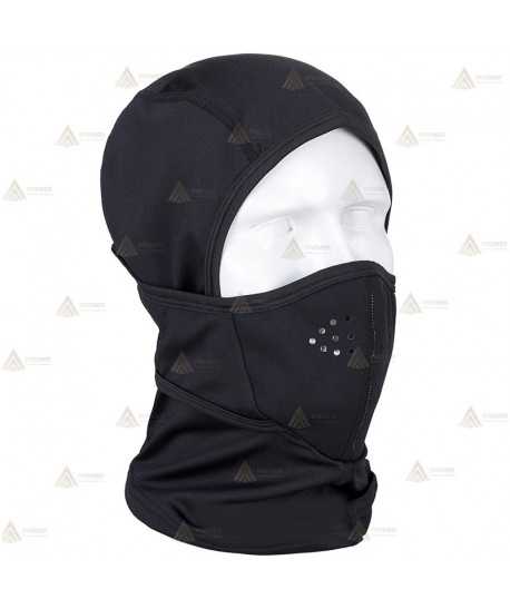 Balaclava de tejido elástico color negro