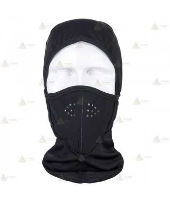 Balaclava de tejido elástico color negro