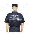 Polo monocolor de manga corta para Policía Local de Valencia