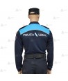 Polo bicolor de manga larga para Policía Local de Galicia