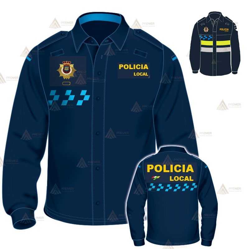 Polo de manga larga para Policía Local de La Rioja