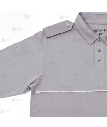 Polo transpirable y antibacteriano de manga corta para vigilantes de seguridad