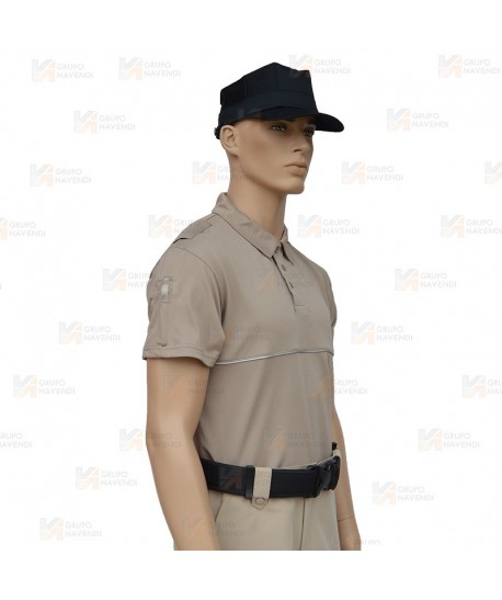Polo transpirable y antibacteriano de manga corta para Agentes Forestales y Medioambientales