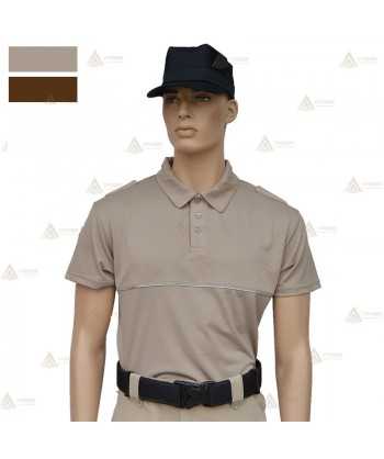 Polo transpirable y antibacteriano de manga corta para Agentes Forestales y Medioambientales