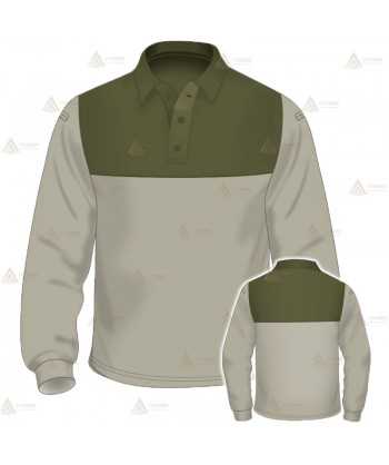 Polo bicolor de manga larga para Agentes Forestales