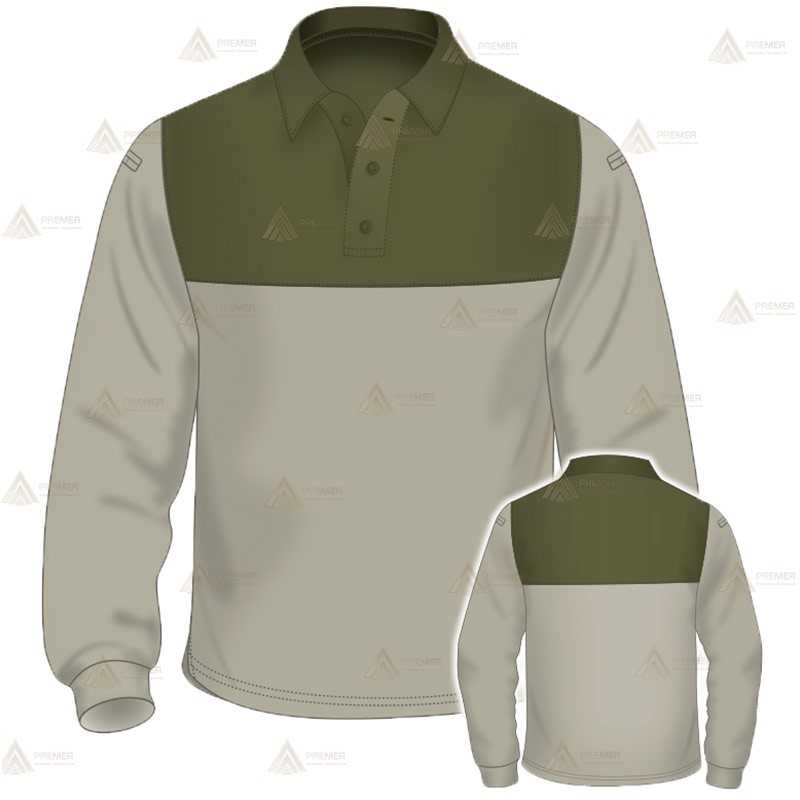 Polo bicolor de manga larga para Agentes Forestales