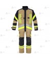 Chaqueta de intervención ligera para Bomberos Forestales color dorado y azul marino