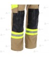 Pantalón de intervención para Bomberos Forestales color dorado y azul marino