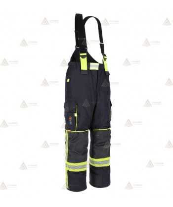 Cubrepantalón de intervención para bomberos con cintas segmentadas