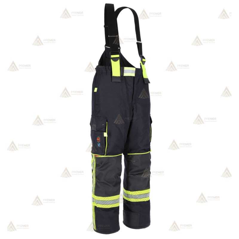 Cubrepantalón de intervención para bomberos con cintas segmentadas