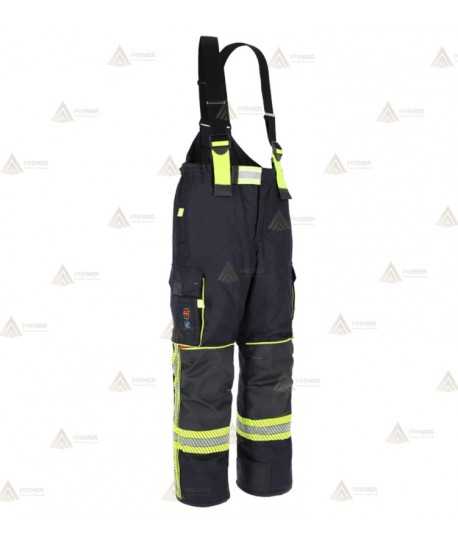 Cubrepantalón de intervención para bomberos con cintas segmentadas